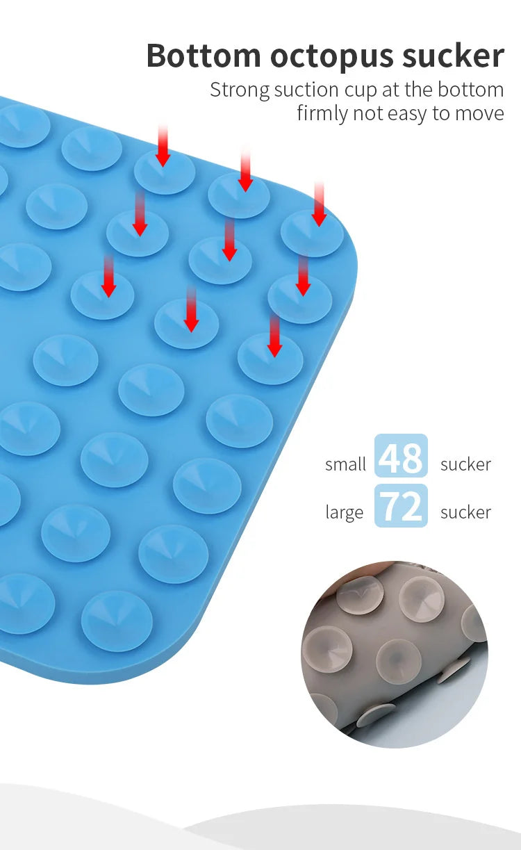 Pet Supplies Silicone Pet Licking Mat Cat Anti-choking With Slow Food Bowl Puppy Bath Distracted Licking Plate Cutlery
